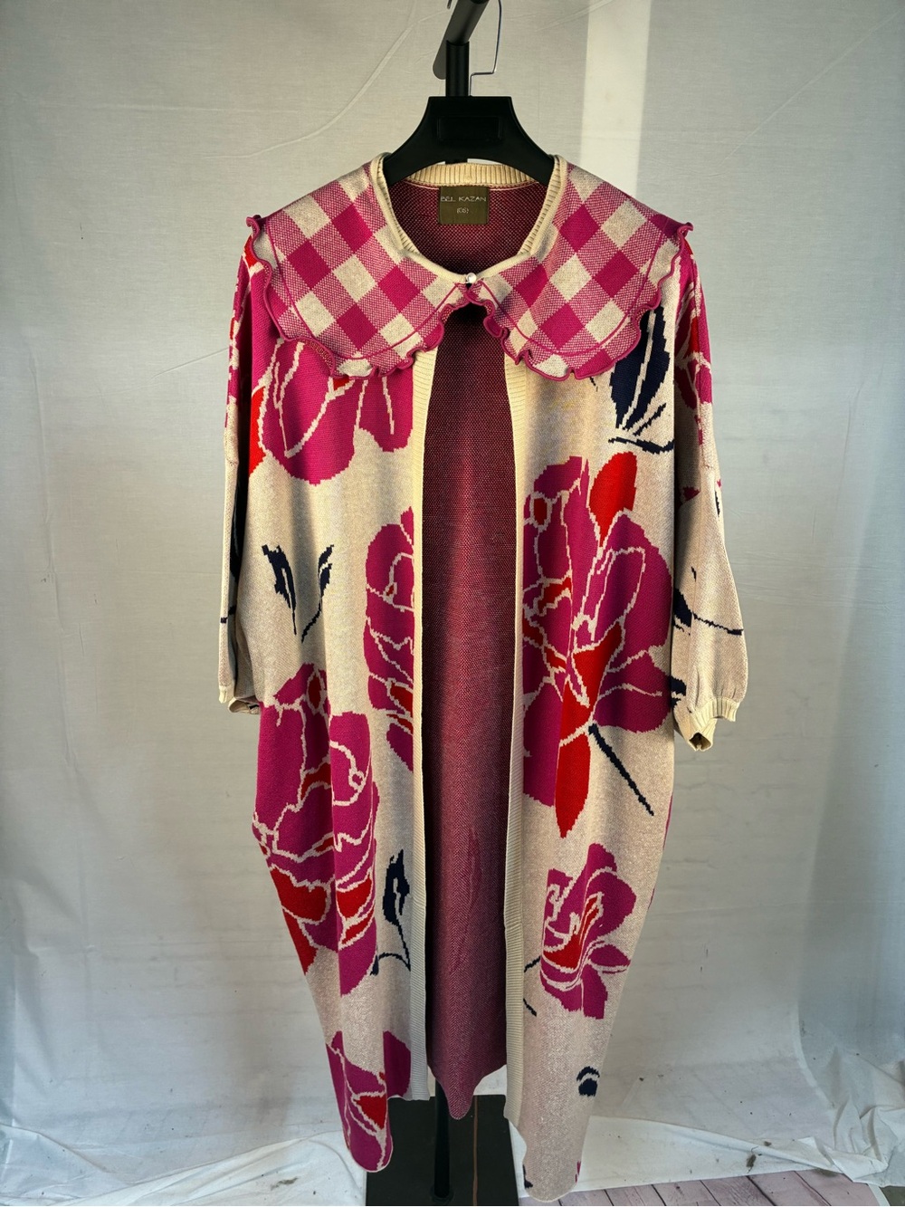 Anthropologie Bel Kazan Collared Duster Cardigan Coatigan OS - Picture 2 of 11